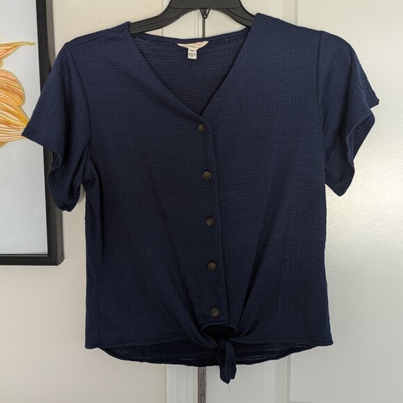 Original Weatherproof Vintage Tops - Weatherproof vintage tie front shirt